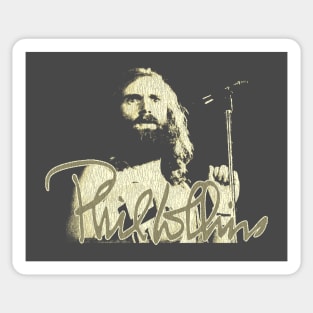 Phil Collins Singing Fan Art Cream Sticker